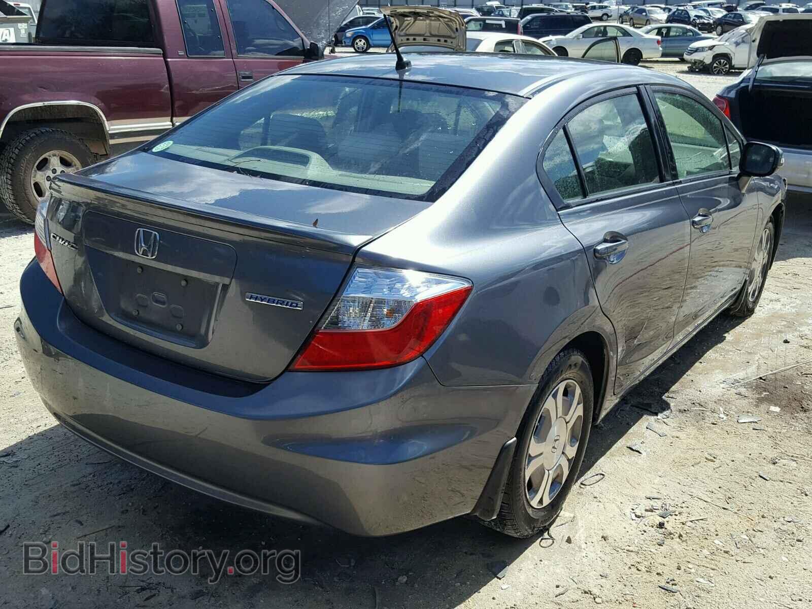 2012 HONDA CIVIC - VIN: JHMFB4F21CS007602 - Фото 4
