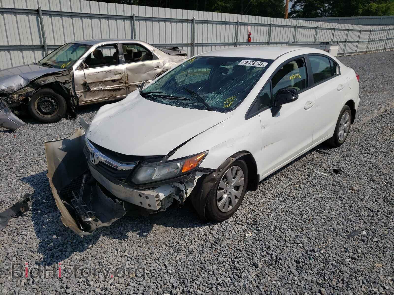 2012 HONDA CIVIC - VIN: 19XFB2F55CE099378 - Фото 2