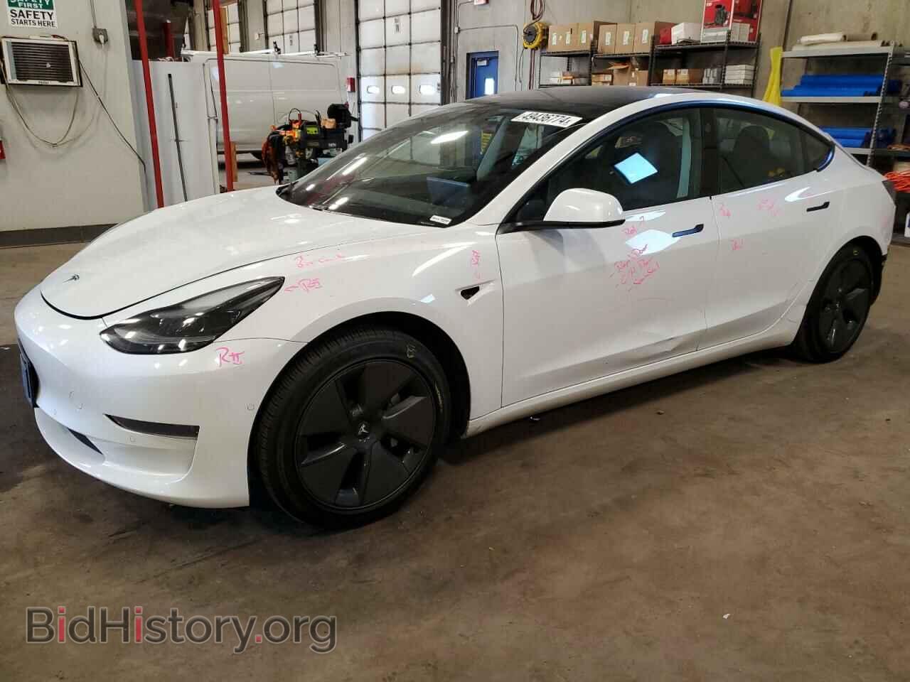 Photo 5YJ3E1EA2MF062190 - TESLA MODEL 3 2021