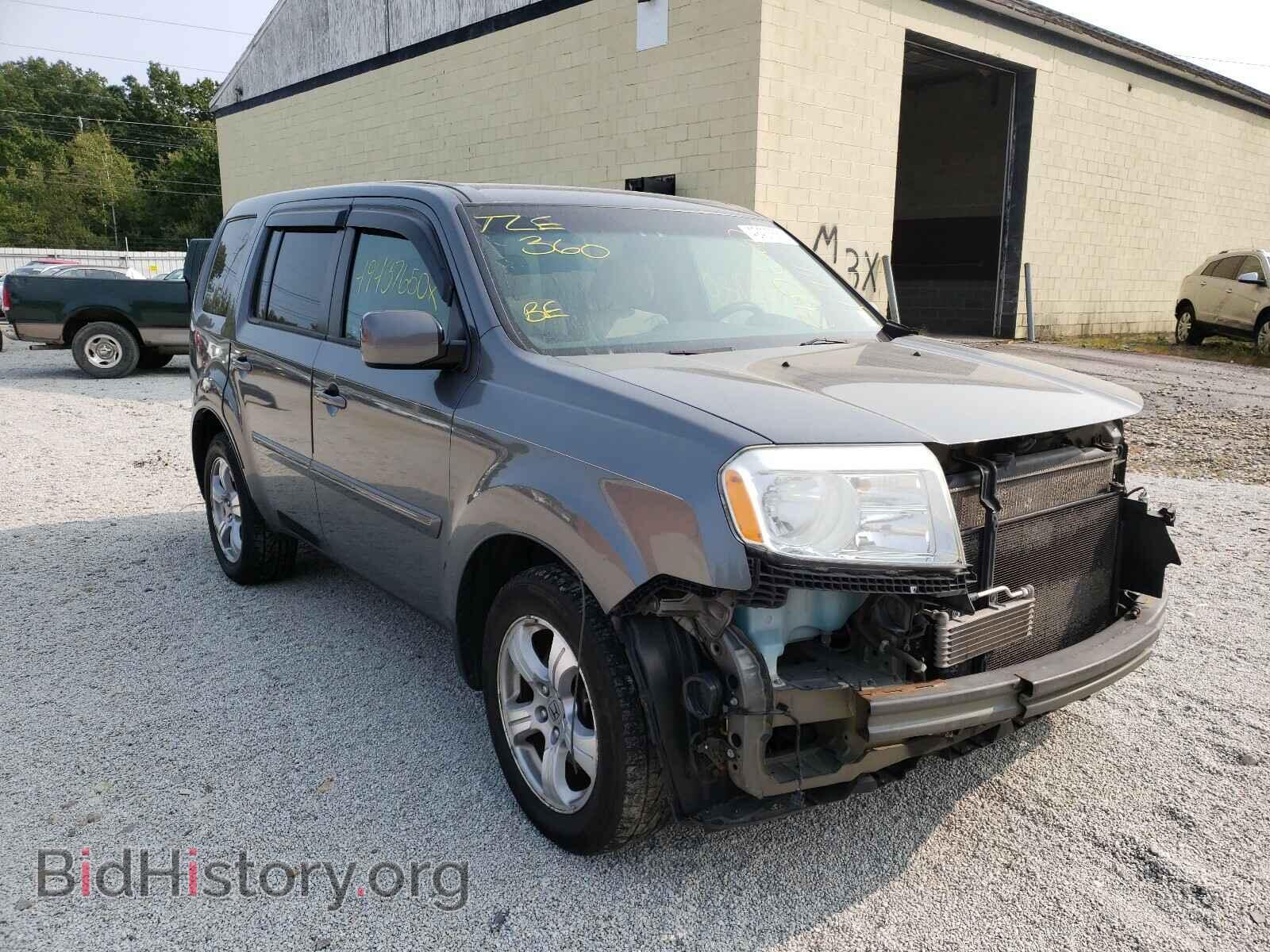 Photo 5FNYF4H45CB004339 - HONDA PILOT 2012