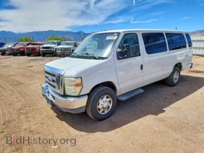 2010 Ford ECONOLINE E350 Super Duty Wagon, white — VIN 1FBSS3BL2ADA93193, Copart