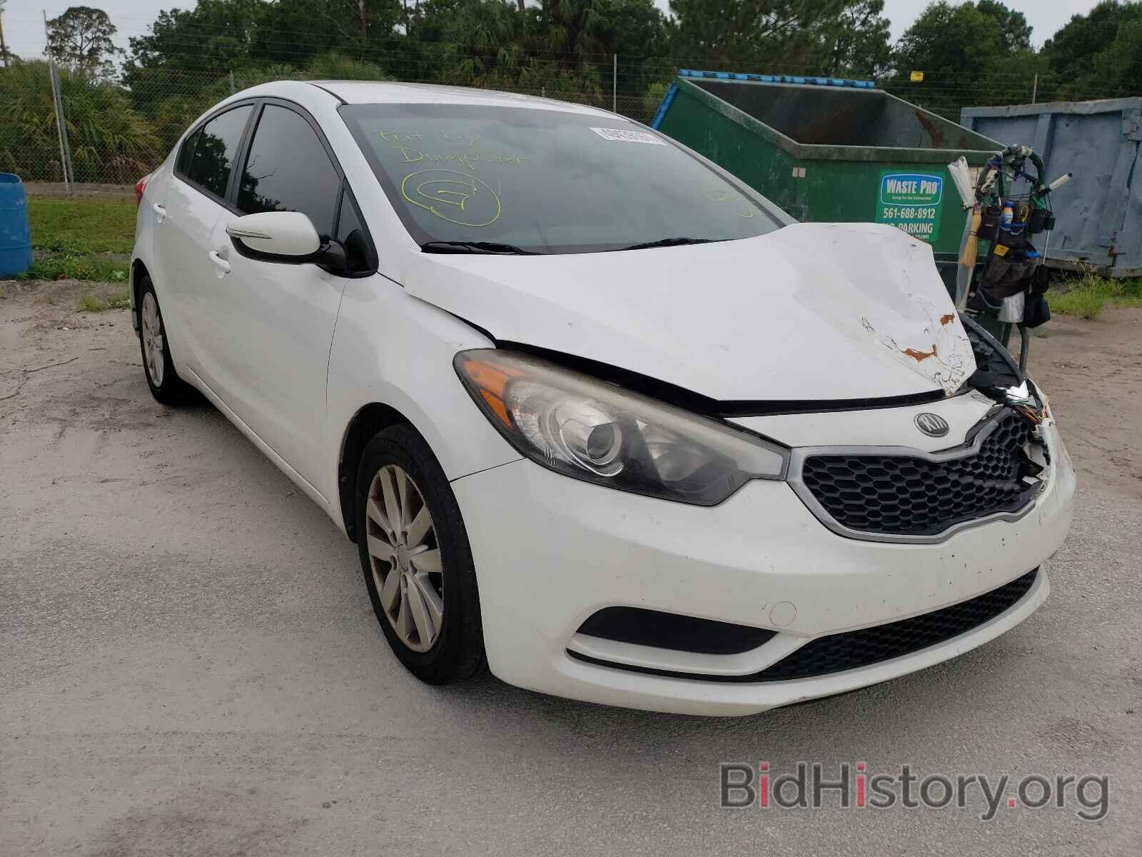 Photo KNAFX4A67E5061210 - KIA FORTE 2014