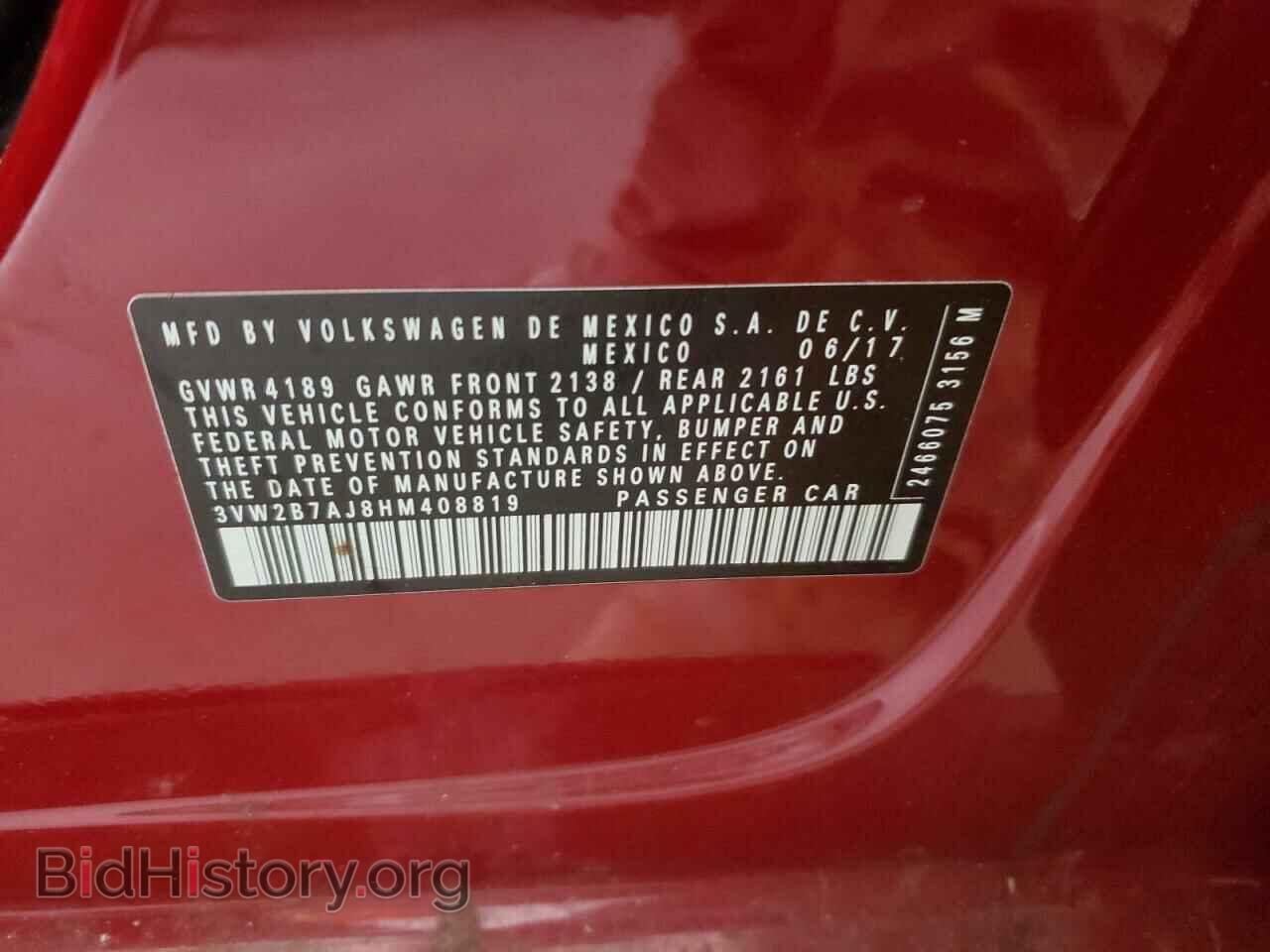 2017 VOLKSWAGEN JETTA - VIN: 3VW2B7AJ8HM408819 - Фото 10