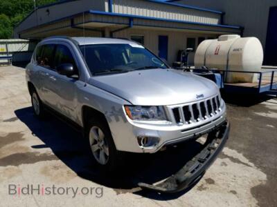 2012 Jeep COMPASS Compass LA, серебристый — VIN 1C4NJDEB5CD651349, Copart