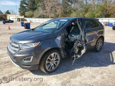 2016 Ford EDGE TITANIUM, серый — VIN 2FMPK4K85GBB16351, Copart