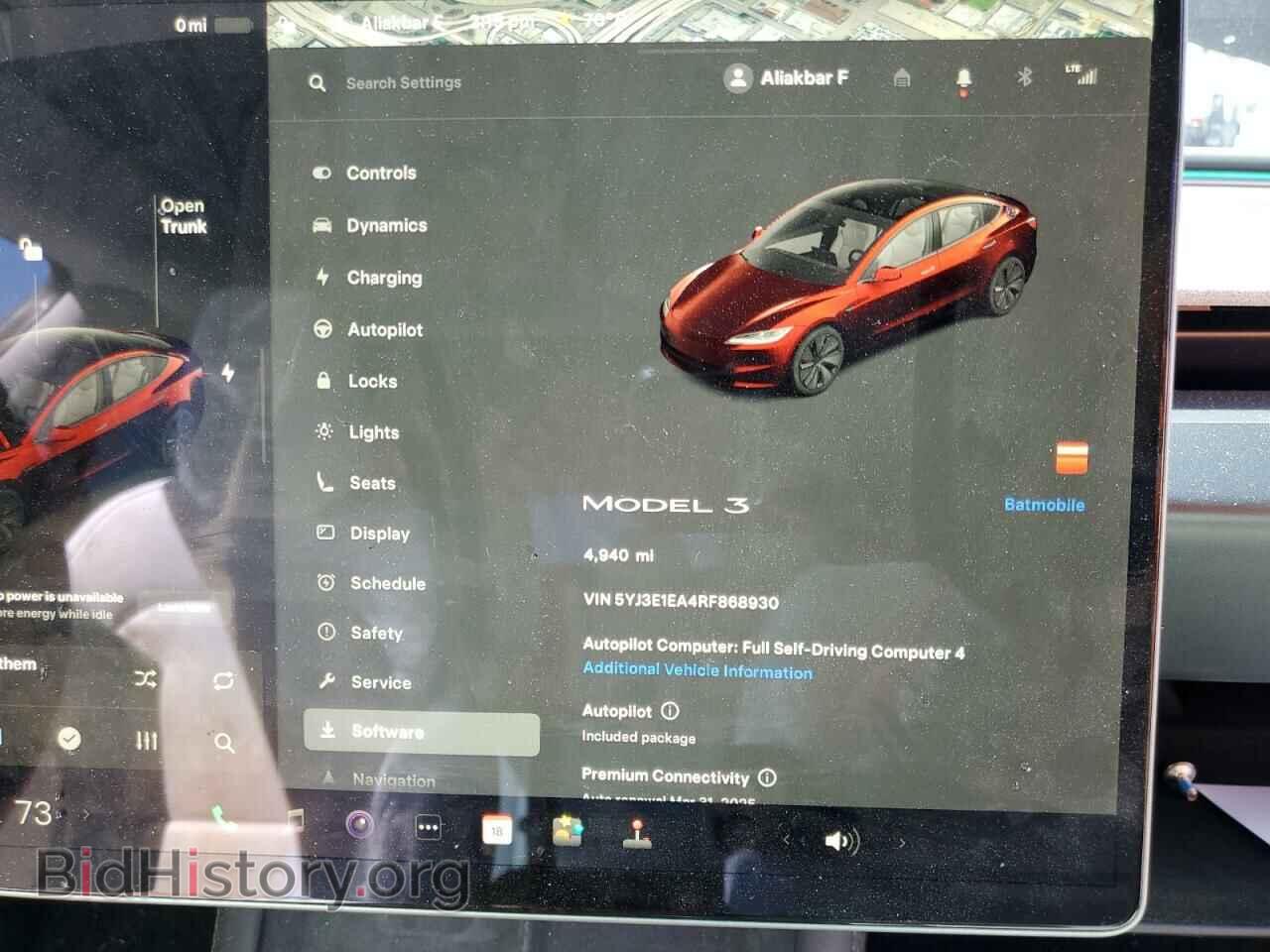 2024 TESLA MODEL 3 - VIN: 5YJ3E1EA4RF868930 - Фото 9