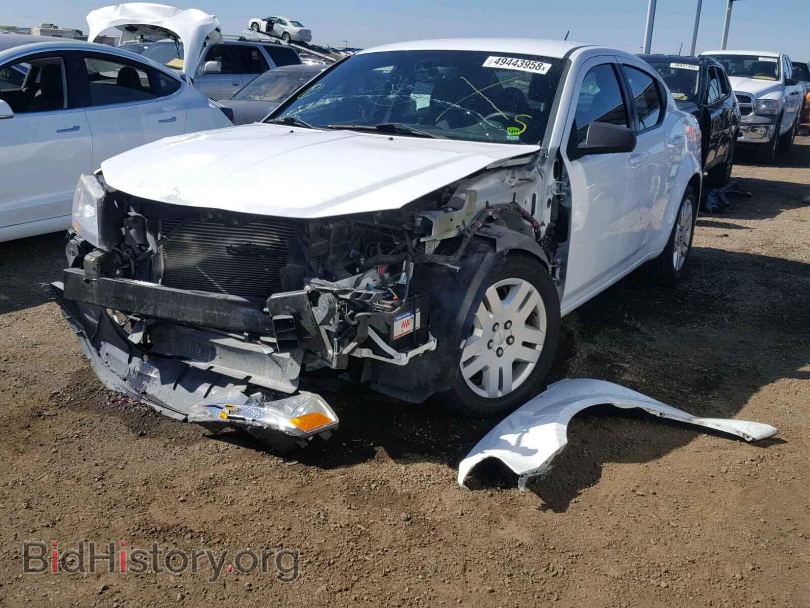 2013 DODGE AVENGER - VIN: 1C3CDZAB0DN771450 - Фото 2