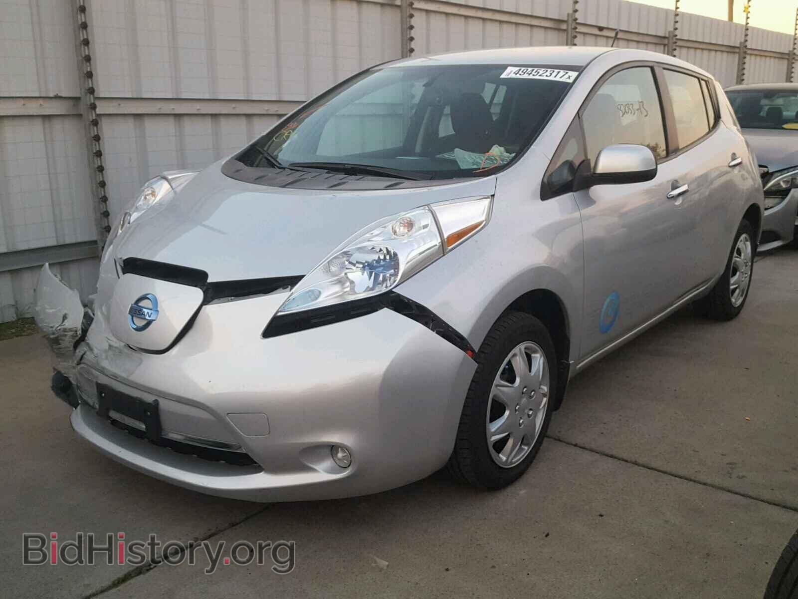 2013 NISSAN LEAF - VIN: 1N4AZ0CP9DC405061 - Фото 2