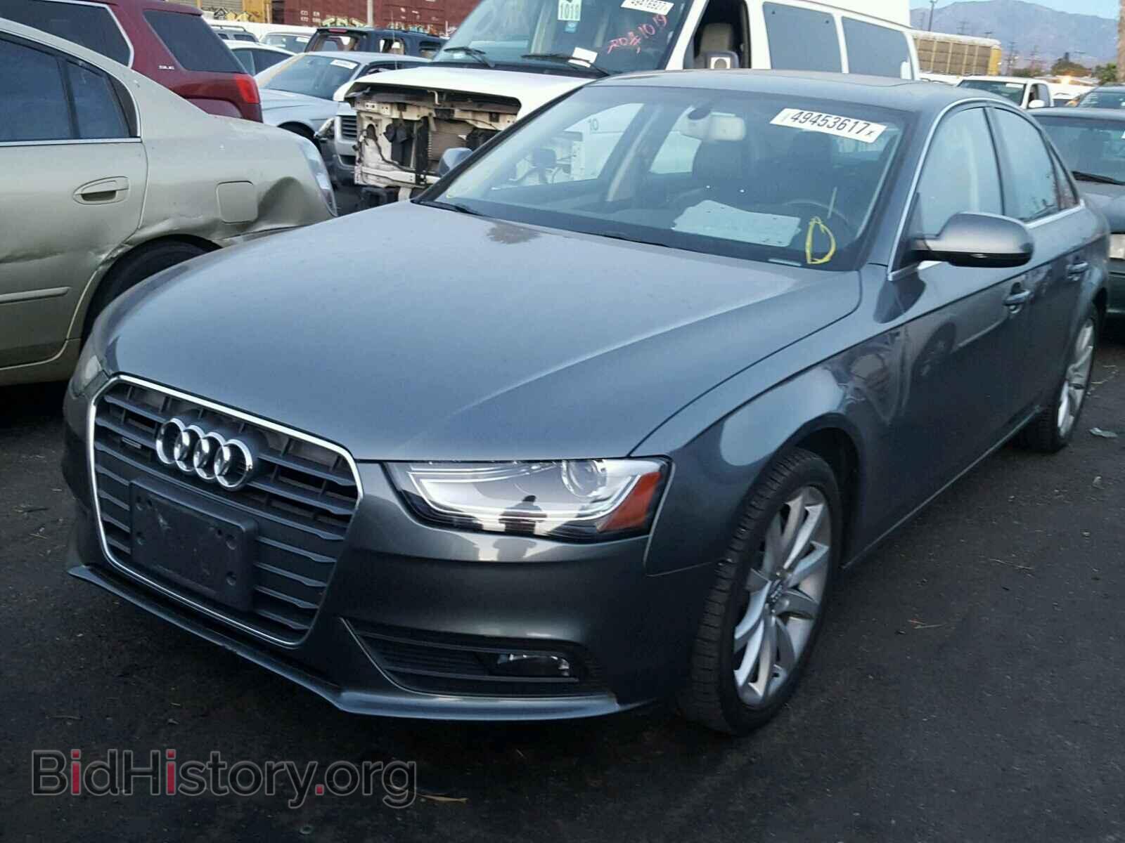 2013 AUDI A4 - VIN: WAUFFAFL2DN038576 - Фото 2