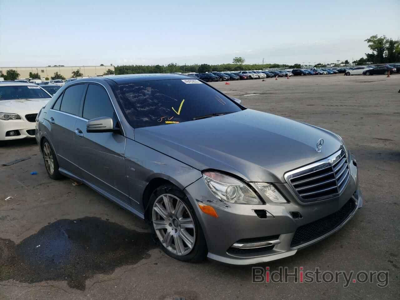 Photo WDDHF5KB4CA556152 - MERCEDES-BENZ E-CLASS 2012