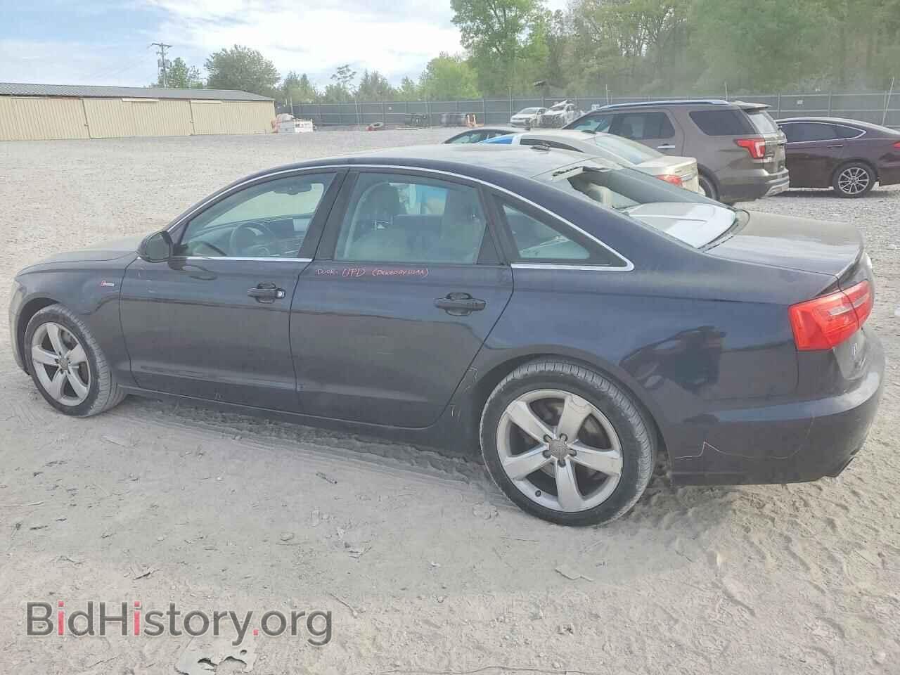 2012 AUDI A6 - VIN: WAUGGAFC5CN166374 - Фото 2