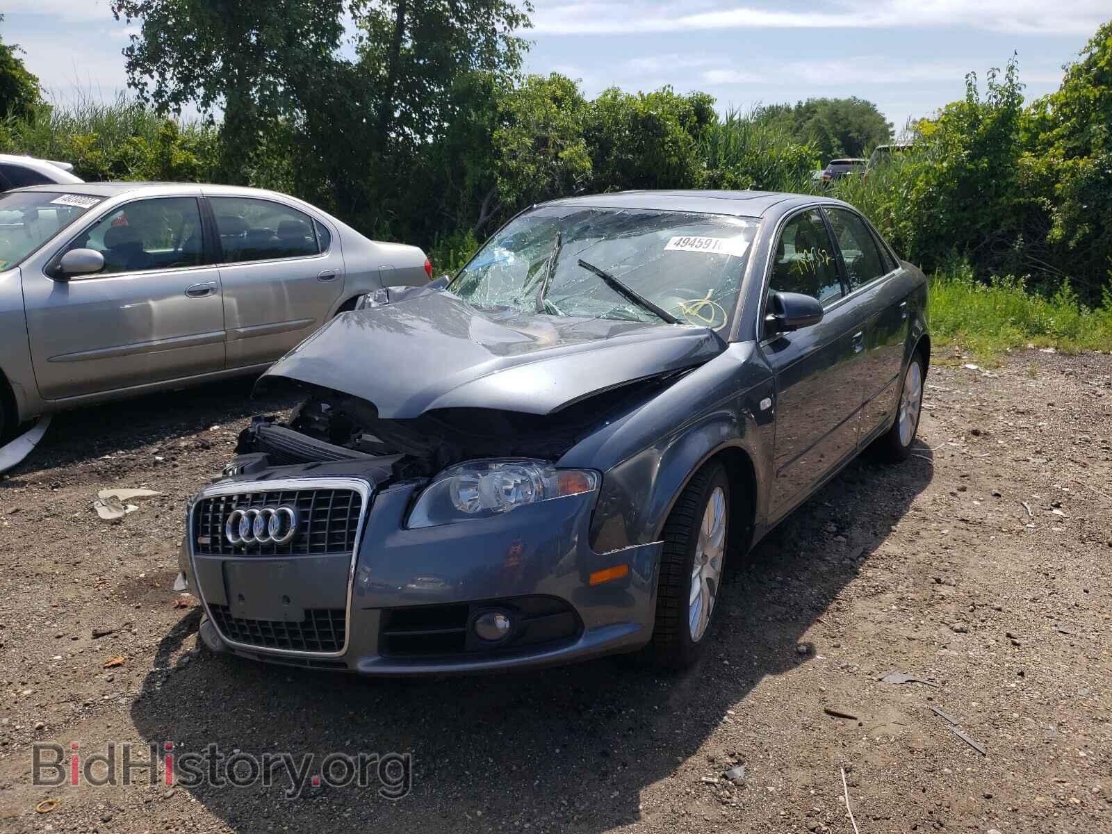 2008 AUDI A4 - VIN: WAUDF78E58A137849 - Фото 2