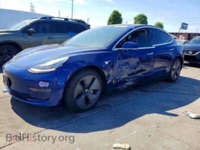 2018 Tesla MODEL 3, синий — VIN 5YJ3E1EB2JF120402, Copart