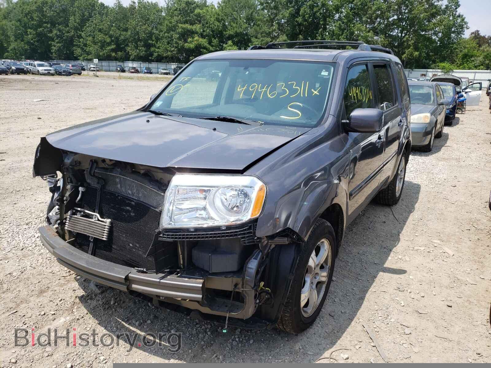 2014 HONDA PILOT - VIN: 5FNYF4H55EB005339 - Фото 2