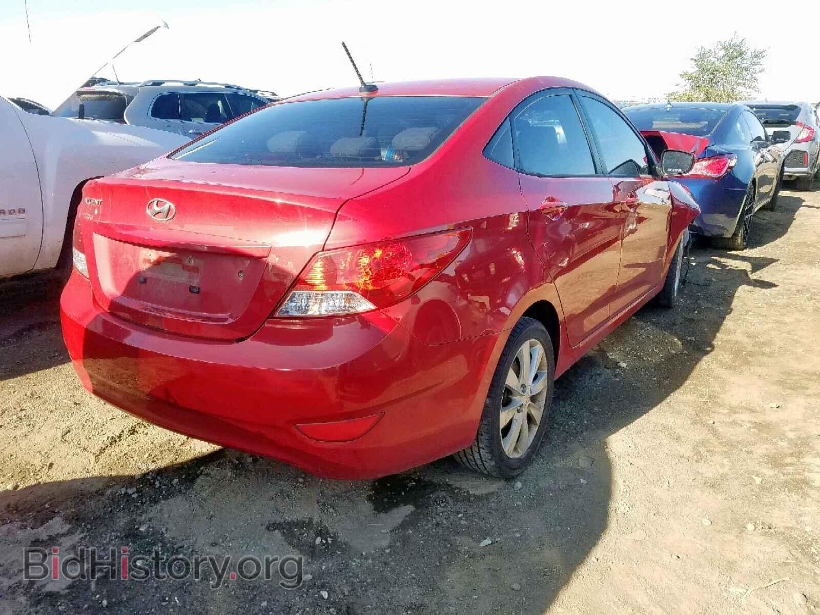 2013 HYUNDAI ACCENT - VIN: KMHCU4AE3DU579465 - Фото 4