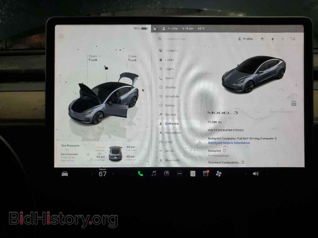 2022 TESLA MODEL 3 - VIN: 5YJ3E1EA7NF370053 - Photo 9