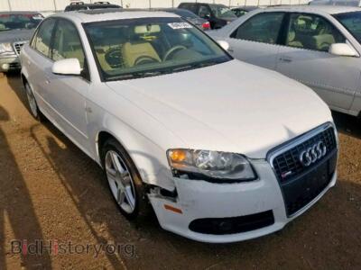 2008 Audi A4 A4 2.0T QU, белый — VIN WAUDF78E48A120461, Copart