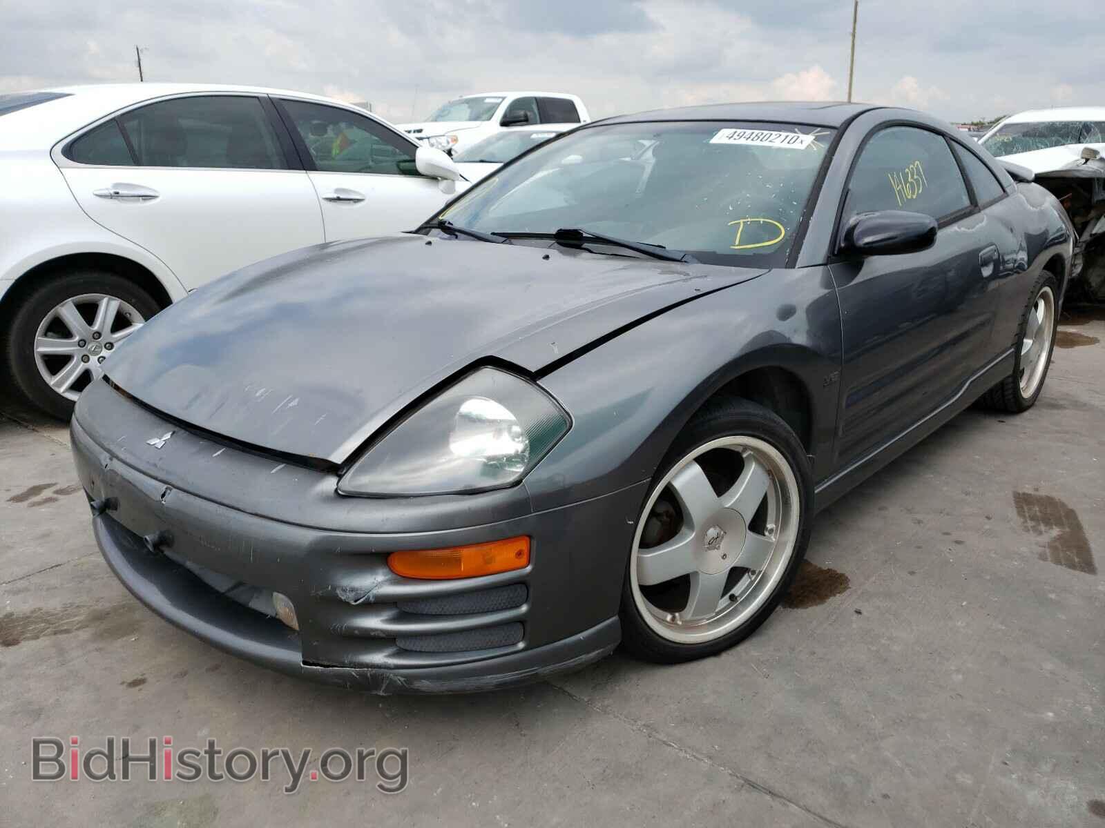 2002 MITSUBISHI ECLIPSE - VIN: 4A3AC84H32E044197 - Фото 2