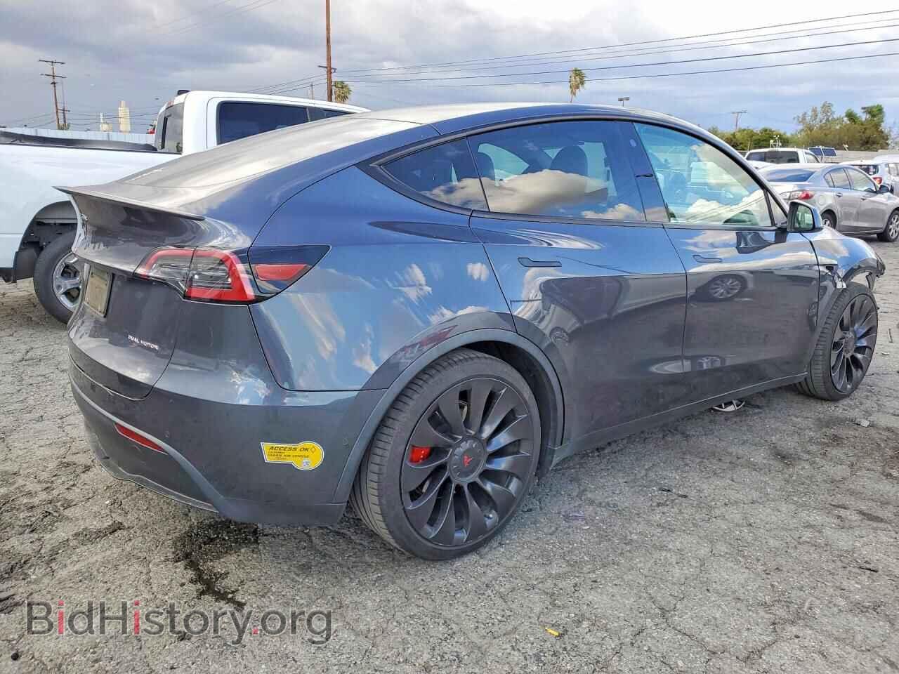 2022 TESLA MODEL Y - VIN: 7SAYGDEF1NF406190 - Фото 3