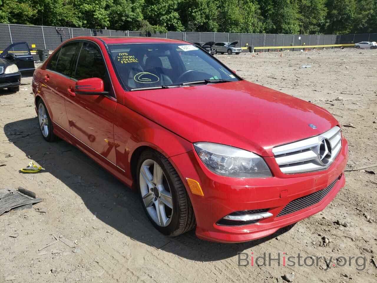 Photo WDDGF5EBXBR170391 - MERCEDES-BENZ C-CLASS 2011