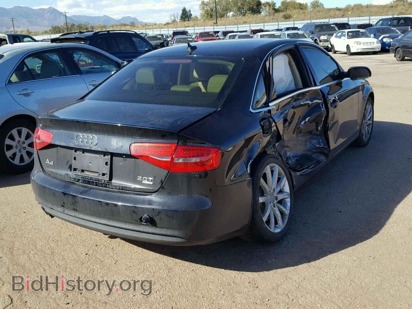 2013 AUDI A4 - VIN: WAUFFAFL8DN004593 - Photo 4