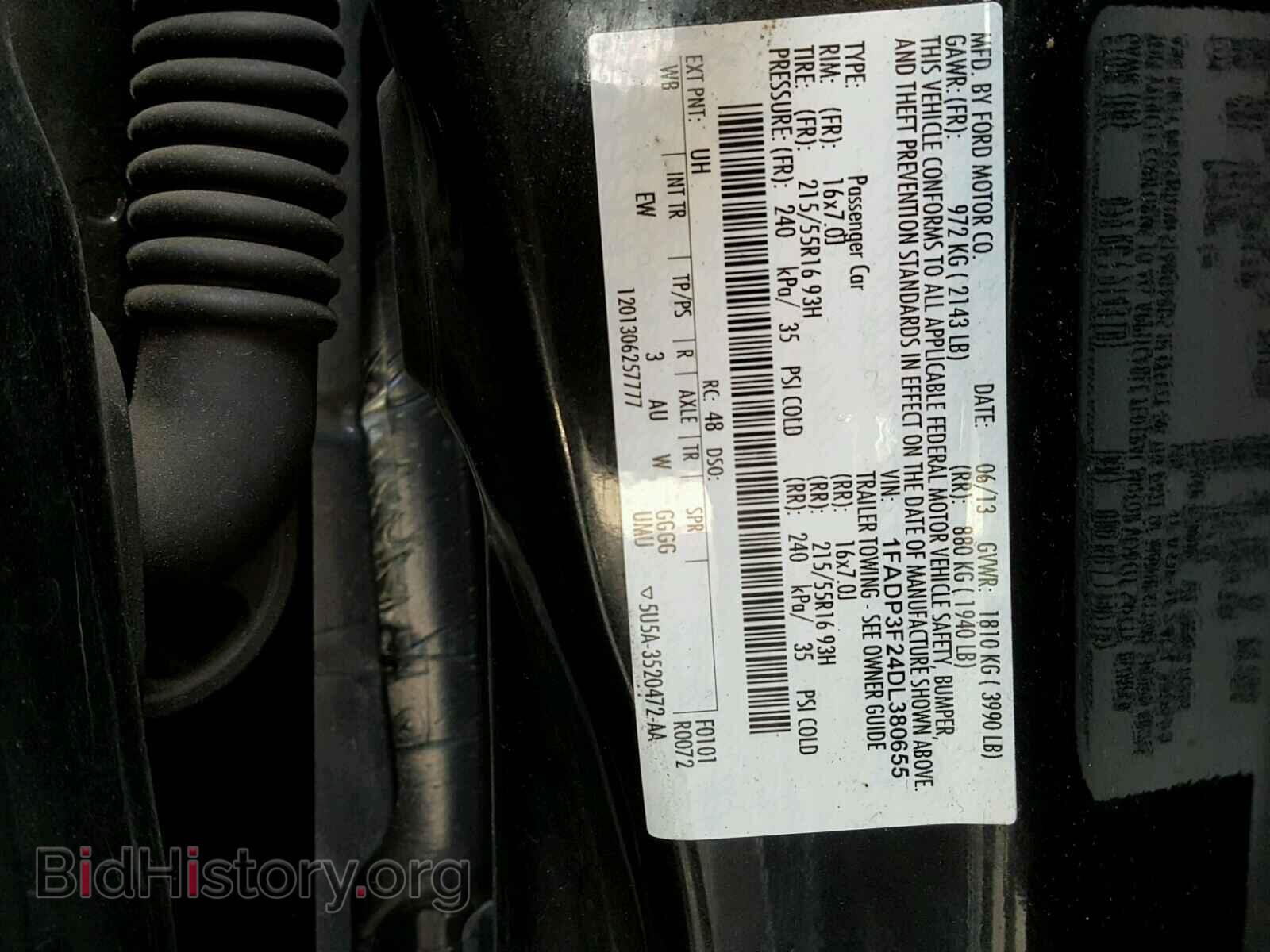 2013 FORD FOCUS - VIN: 1FADP3F24DL380655 - Photo 10