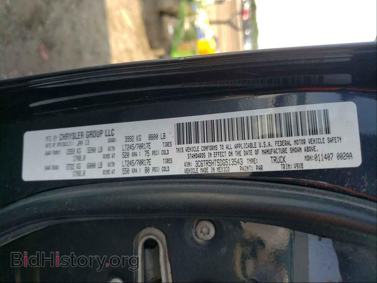 2013 RAM 2500 - VIN: 3C6TR5HT5DG513543 - Photo 10