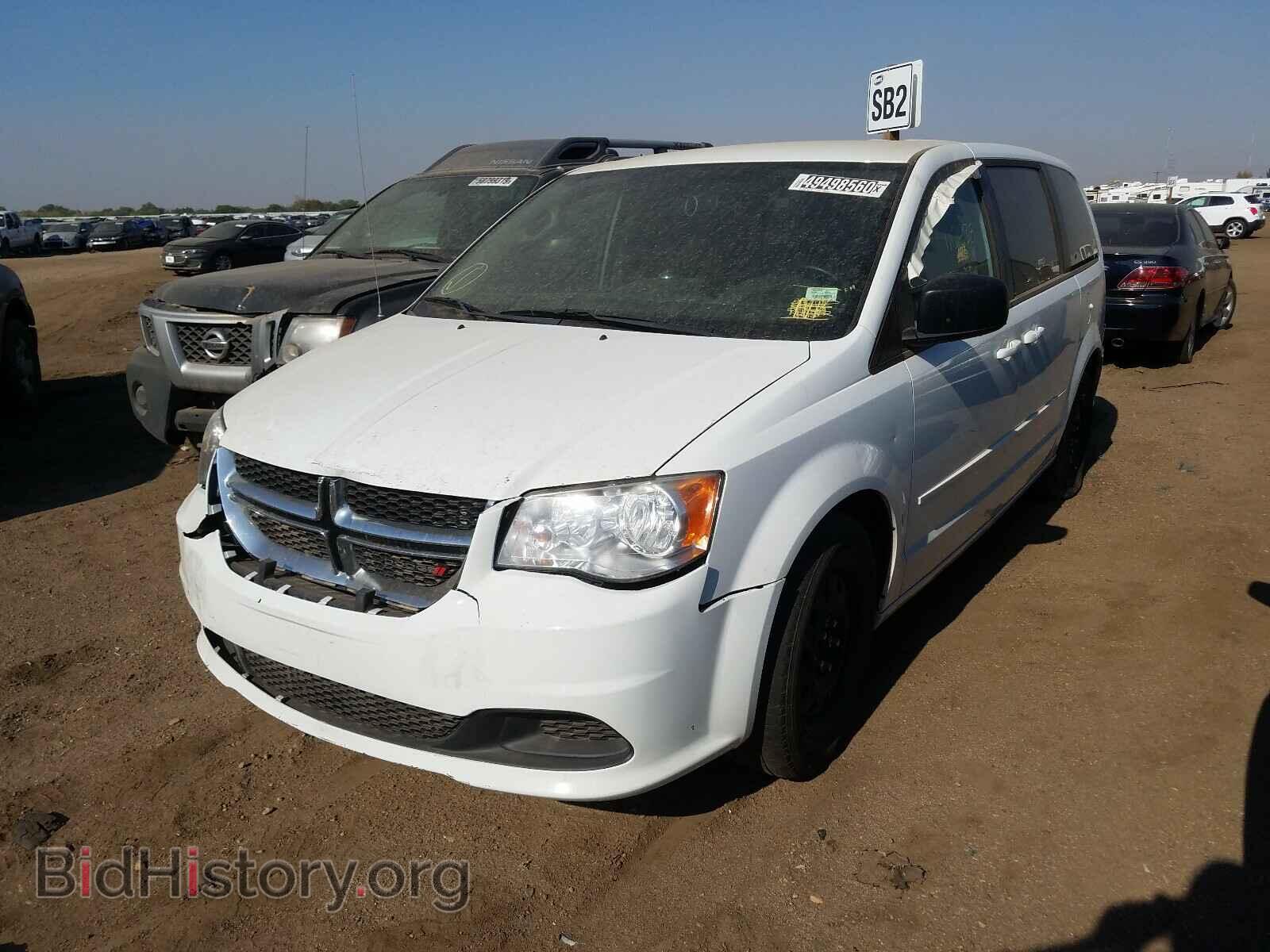 2014 DODGE CARAVAN - VIN: 2C4RDGBGXER470984 - Фото 2