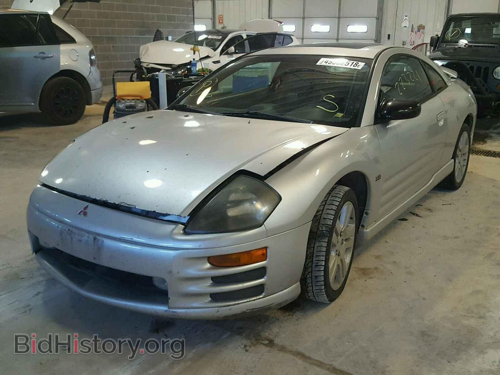 2001 MITSUBISHI ECLIPSE - VIN: 4A3AC54H91E185255 - Фото 2