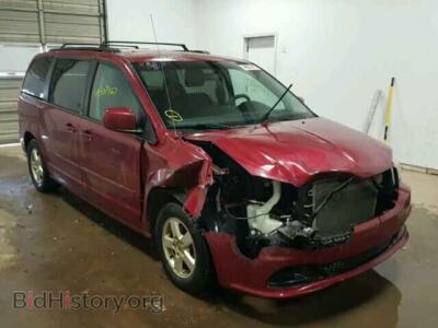 2011 Dodge CARAVAN Grand Cara, темно-бордовый — VIN 2D4RN3DG5BR710461, Copart