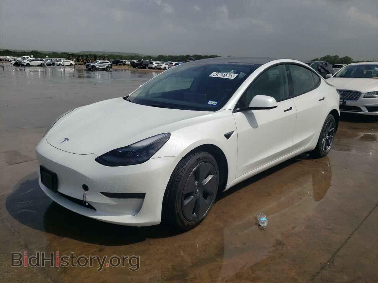Photo 5YJ3E1EA2NF186199 - TESLA MODEL 3 2022