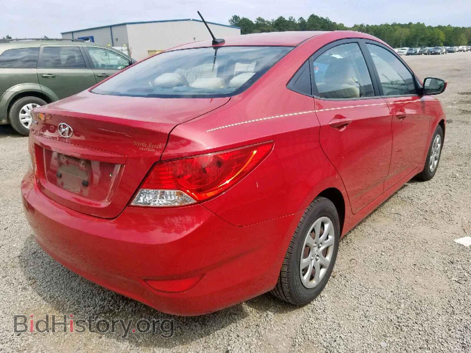 2012 HYUNDAI ACCENT - VIN: KMHCT4AE2CU153607 - Фото 4