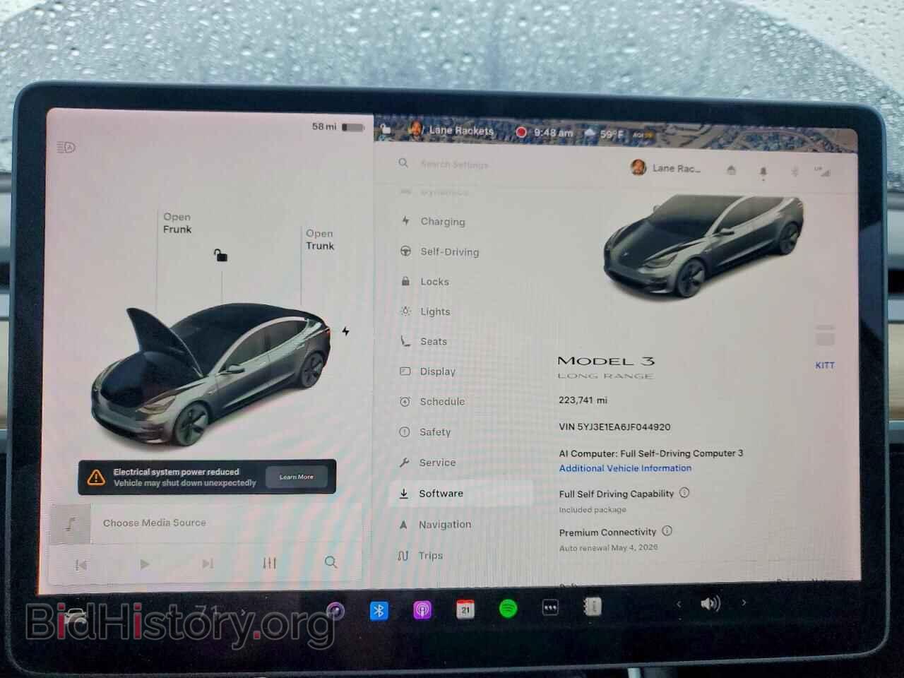 2018 TESLA MODEL 3 - VIN: 5YJ3E1EA6JF044920 - Photo 9