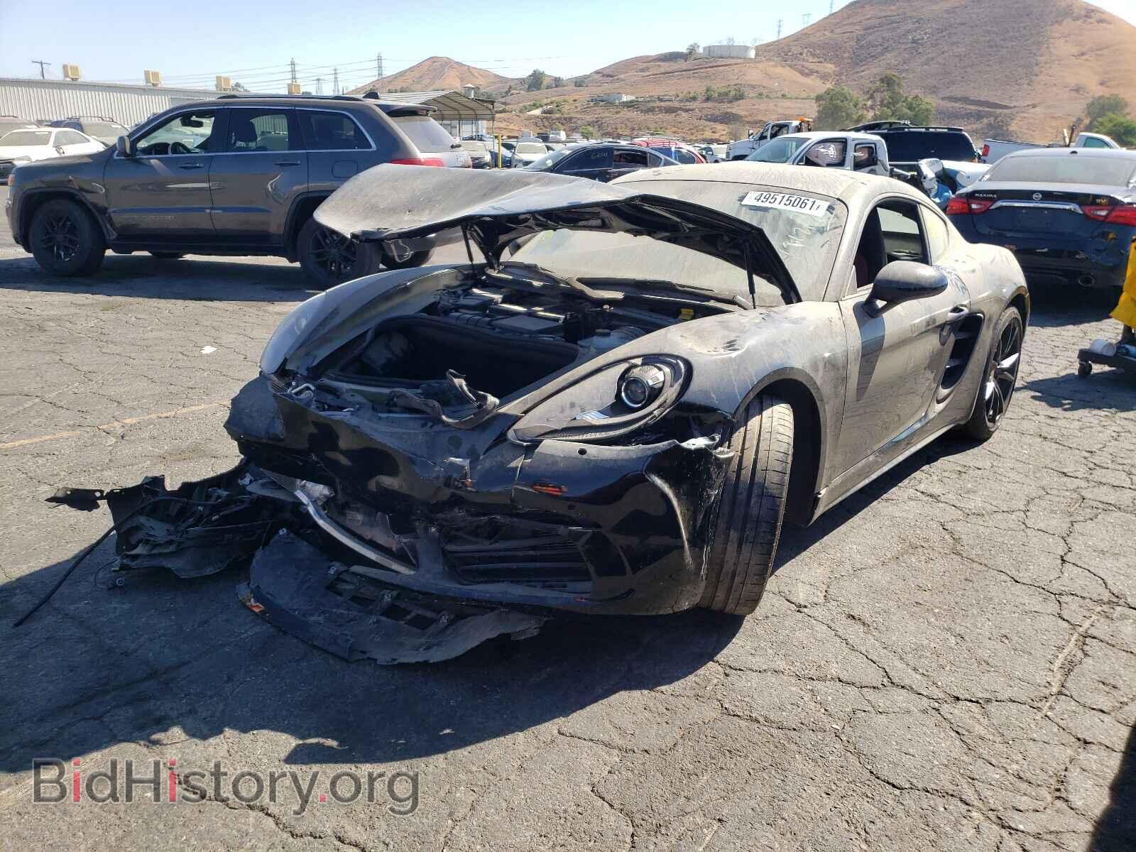 2018 PORSCHE CAYMAN - VIN: WP0AA2A87JK262525 - Фото 2