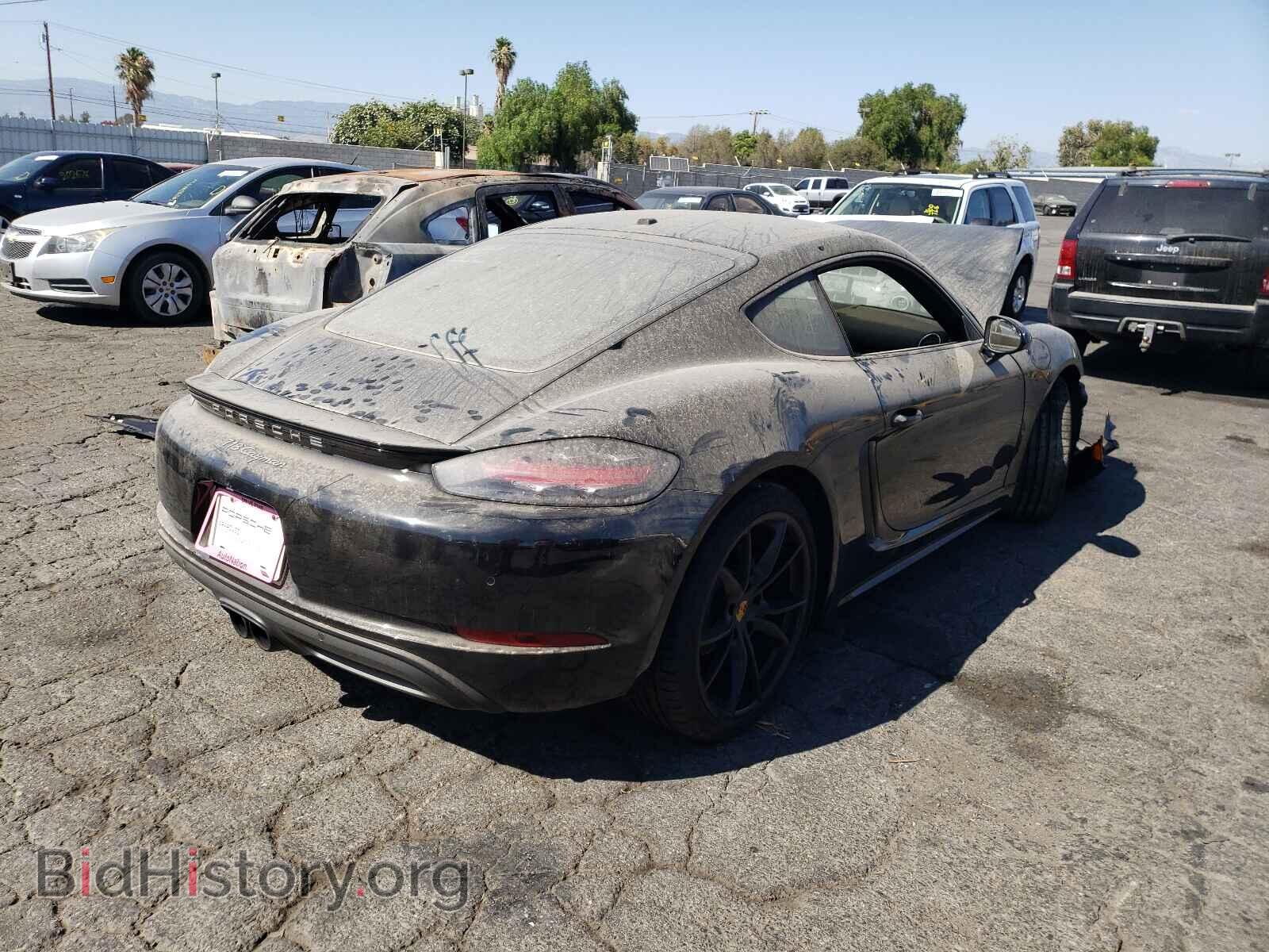 2018 PORSCHE CAYMAN - VIN: WP0AA2A87JK262525 - Фото 4