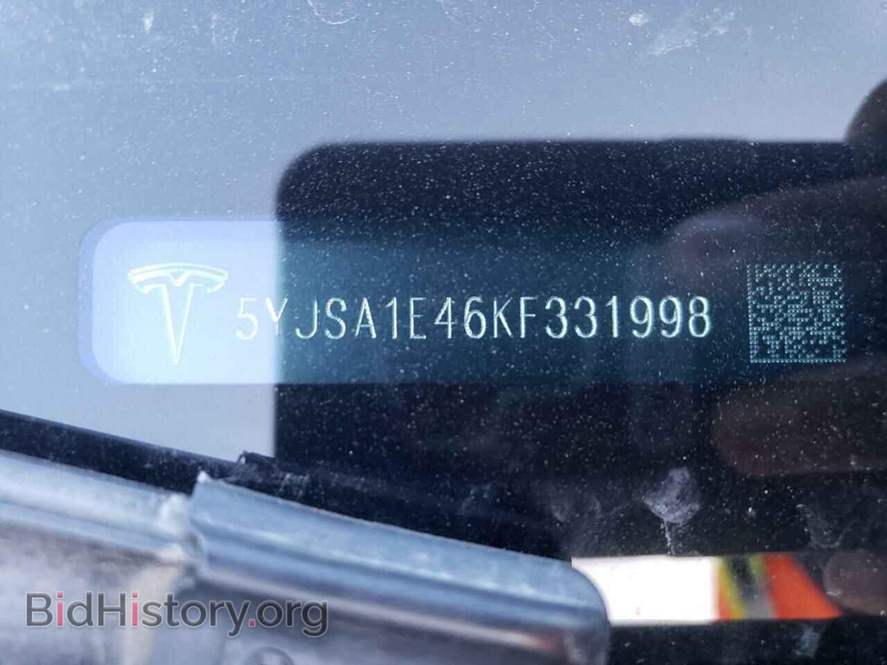 2019 TESLA MODEL S - VIN: 5YJSA1E46KF331998 - Фото 14