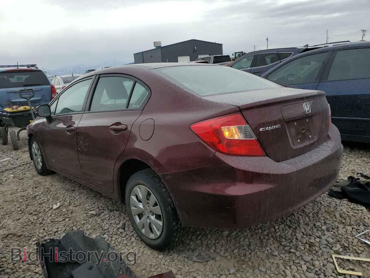 2012 HONDA CIVIC - VIN: 2HGFB2F57CH600678 - Фото 2