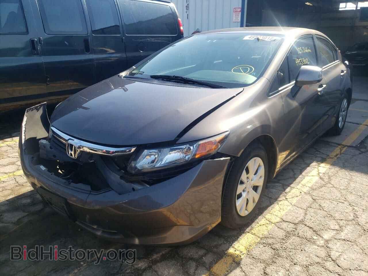 2012 HONDA CIVIC - VIN: 19XFB2F59CE312574 - Фото 2