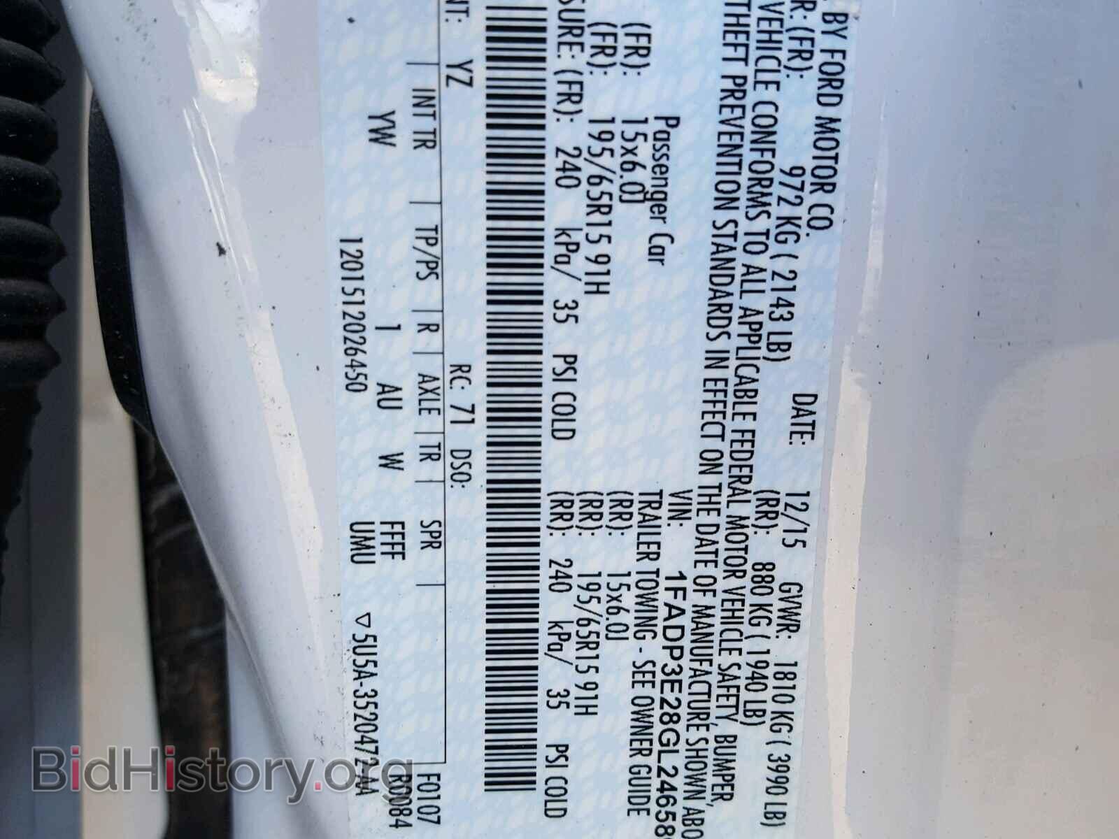2016 FORD FOCUS - VIN: 1FADP3E28GL246589 - Photo 10