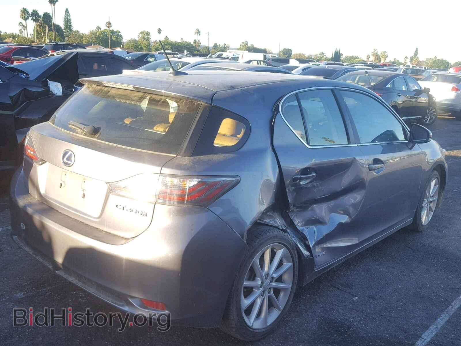 2012 LEXUS CT 200 - VIN: JTHKD5BH1C2116442 - Фото 4