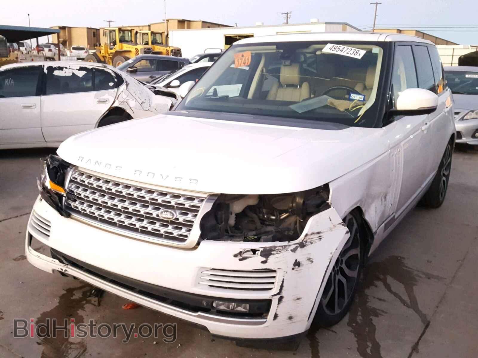2014 LAND ROVER RANGE ROVE - VIN: SALGS2EF9EA152600 - Фото 2