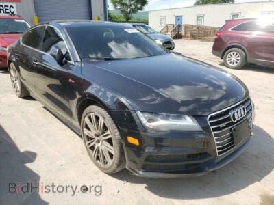 2012 Audi A7 A7 Prestig, черный — VIN WAUSGAFCXCN004377, Copart