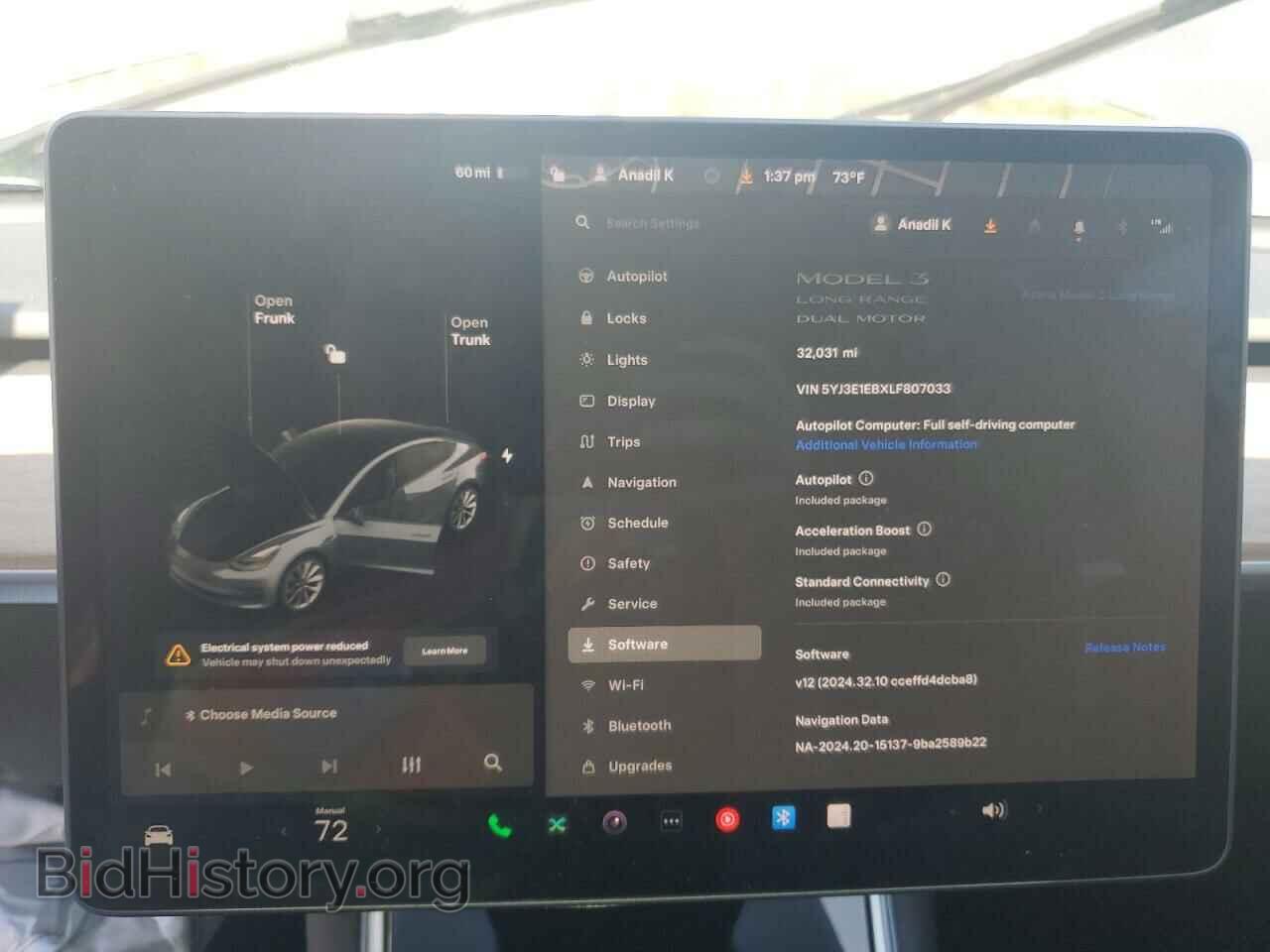 2020 TESLA MODEL 3 - VIN: 5YJ3E1EBXLF807033 - Фото 9