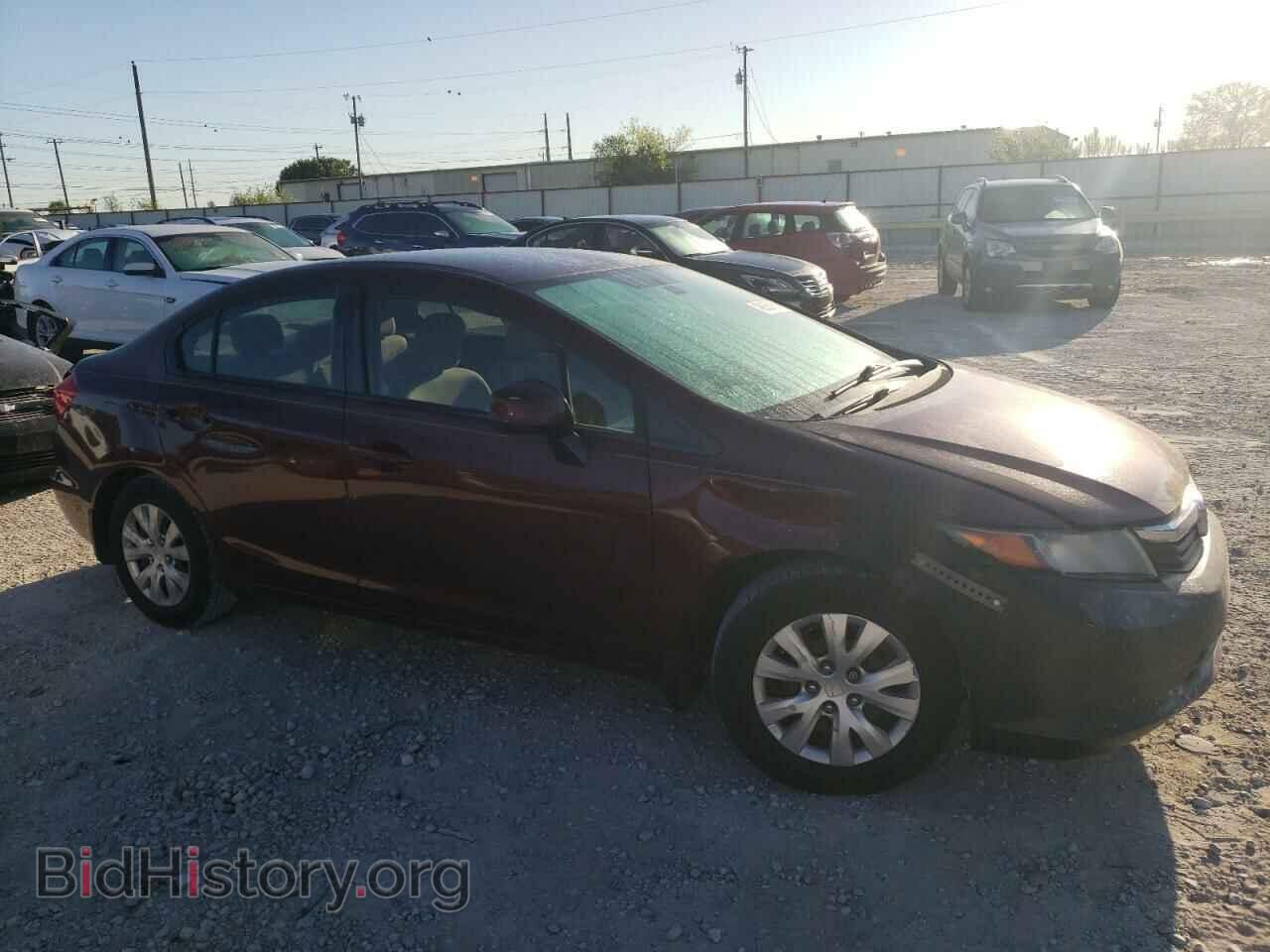 2012 HONDA CIVIC - VIN: 2HGFB2F55CH574873 - Фото 4