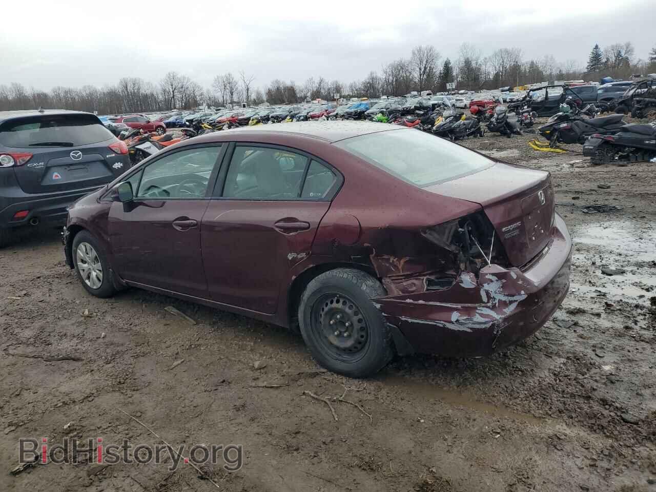 2012 HONDA CIVIC - VIN: 2HGFB2F59CH575217 - Фото 2