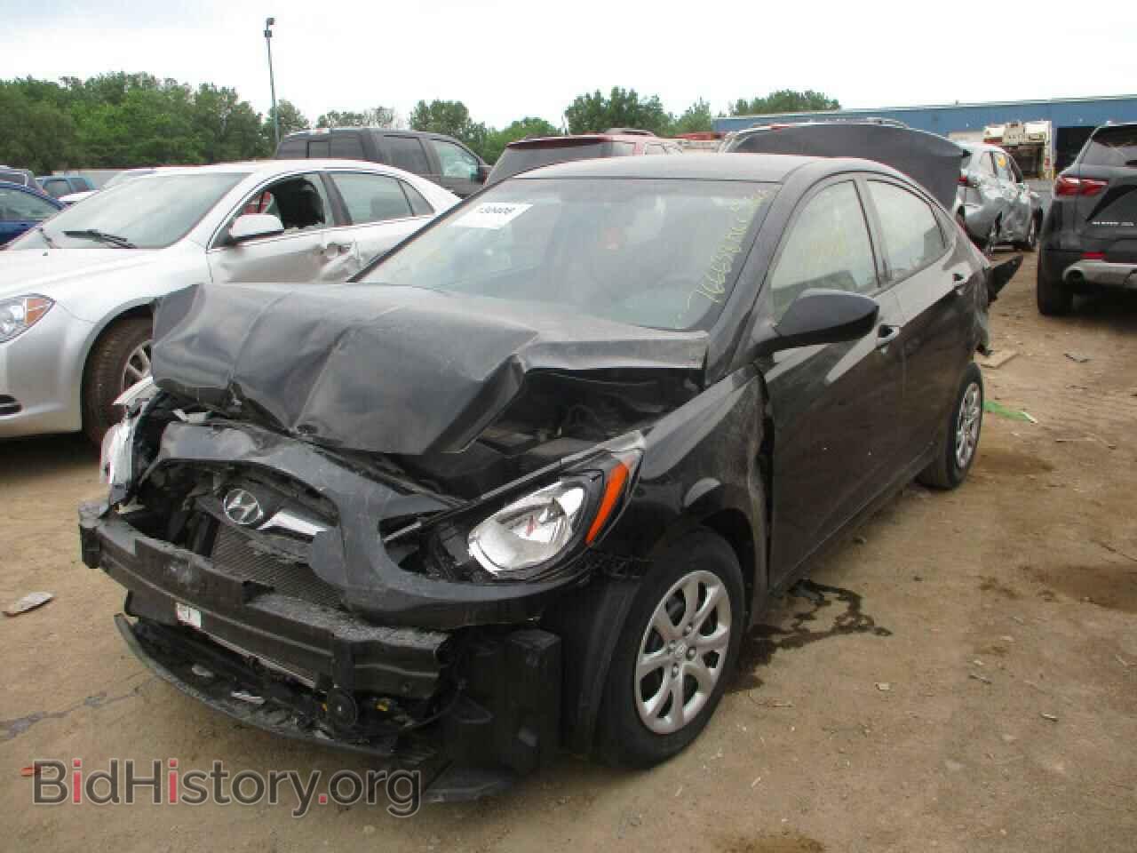 2014 HYUNDAI ACCENT - VIN: KMHCT4AE6EU766638 - Фото 2