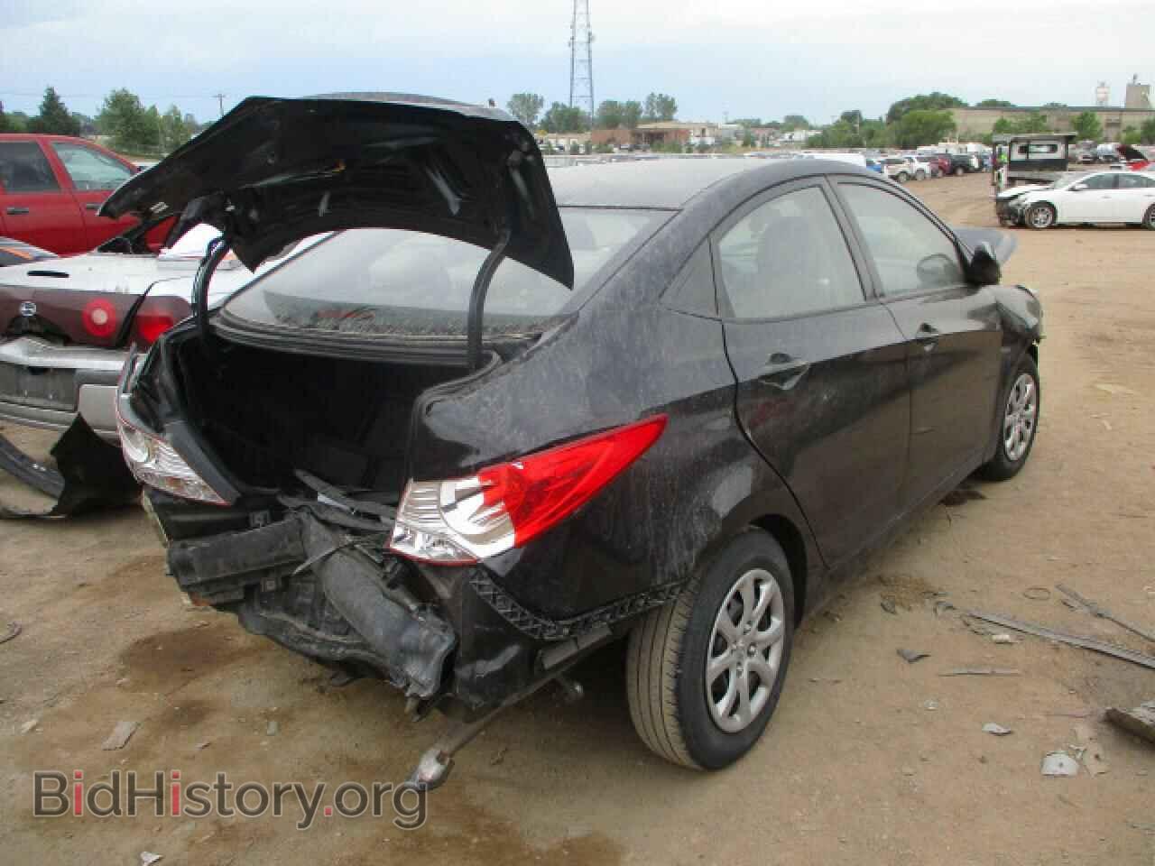 2014 HYUNDAI ACCENT - VIN: KMHCT4AE6EU766638 - Фото 4