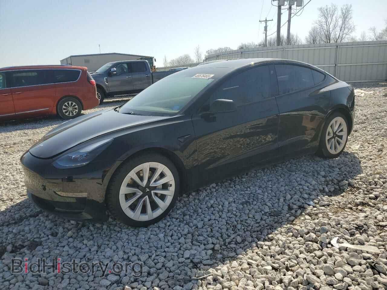 Photo 5YJ3E1EA1MF077201 - TESLA MODEL 3 2021