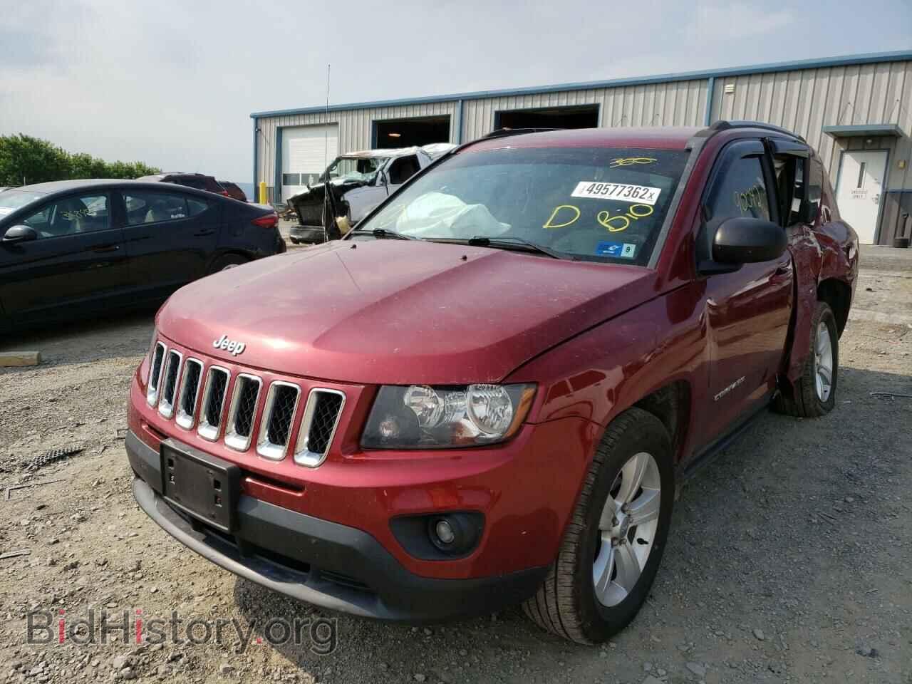 2016 JEEP COMPASS - VIN: 1C4NJDBB1GD510014 - Фото 2