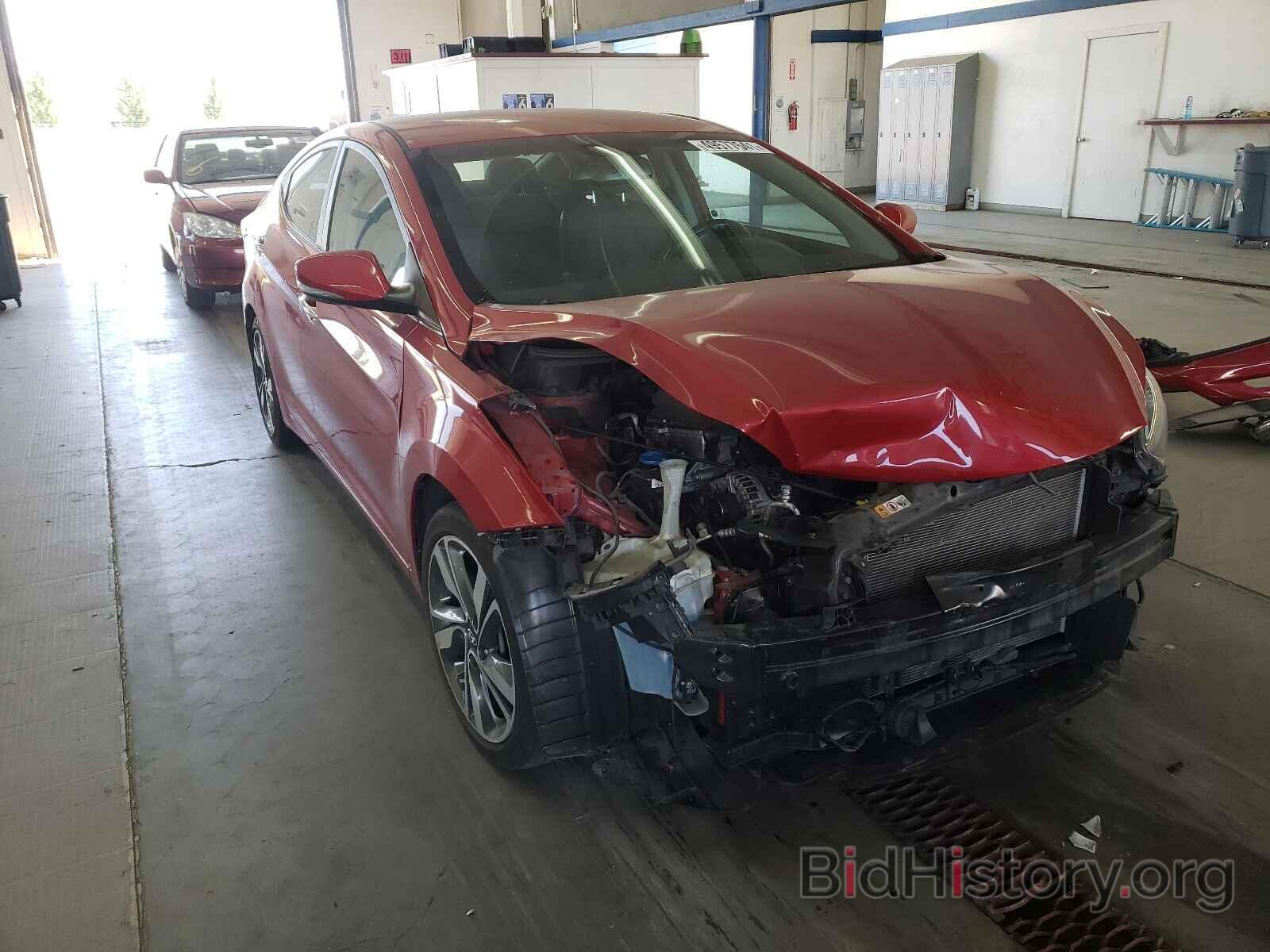 Photo KMHDH4AE8EU182375 - HYUNDAI ELANTRA 2014